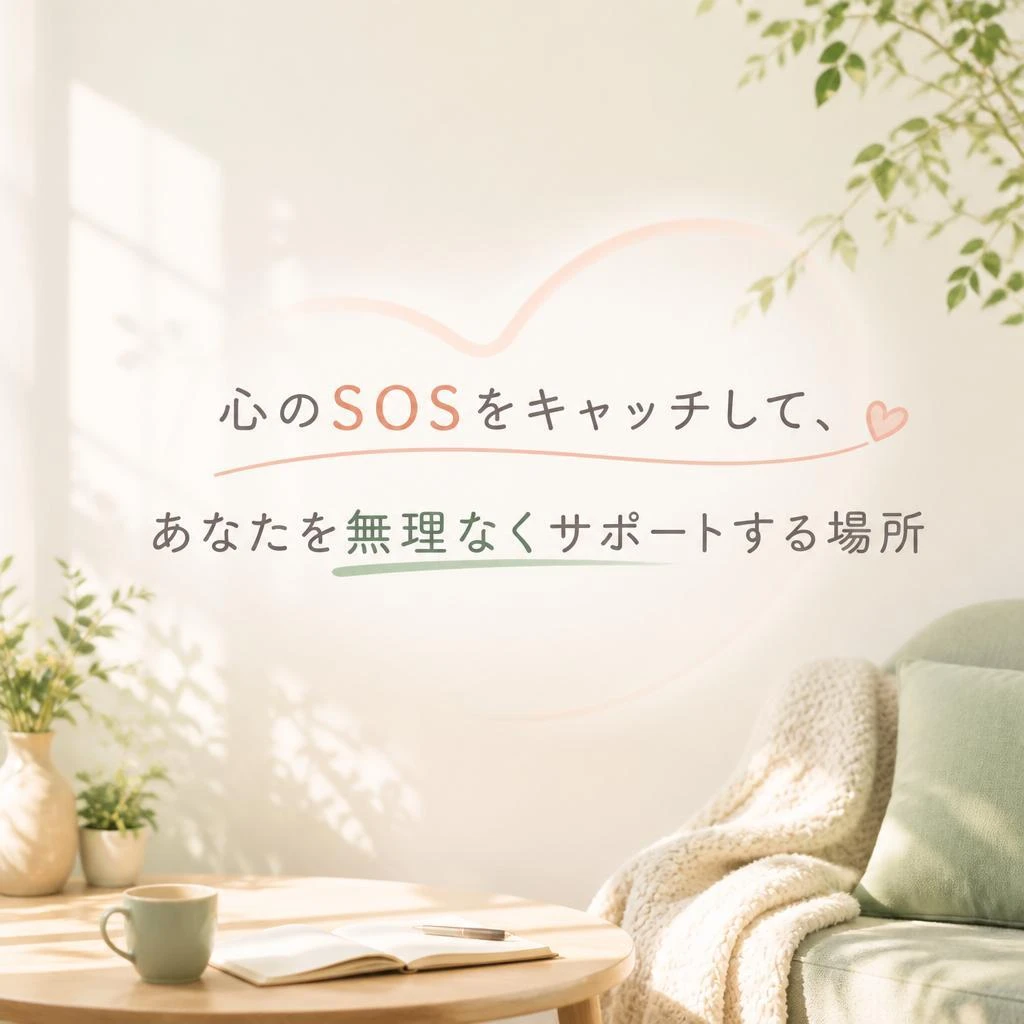 心のSOSをキャッチして、あなたを無理なくサポートする場所