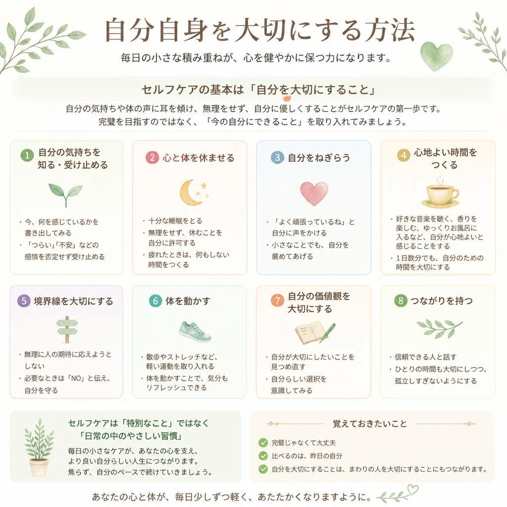セルフケアに取り組む
