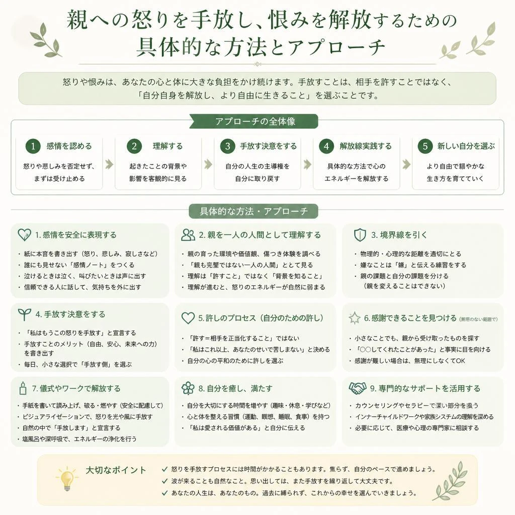 5. 怒りを手放すためのステップ