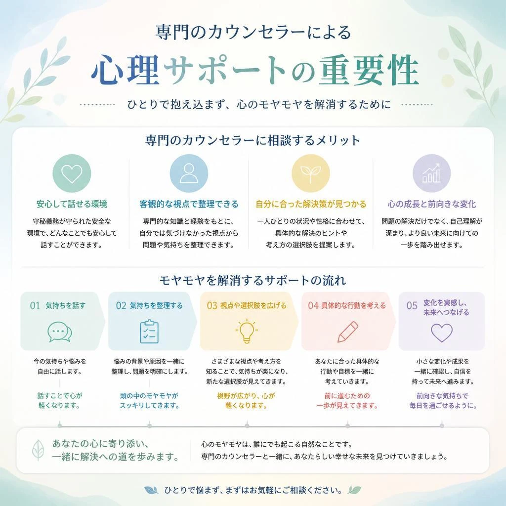 カウンセリングによるサポート