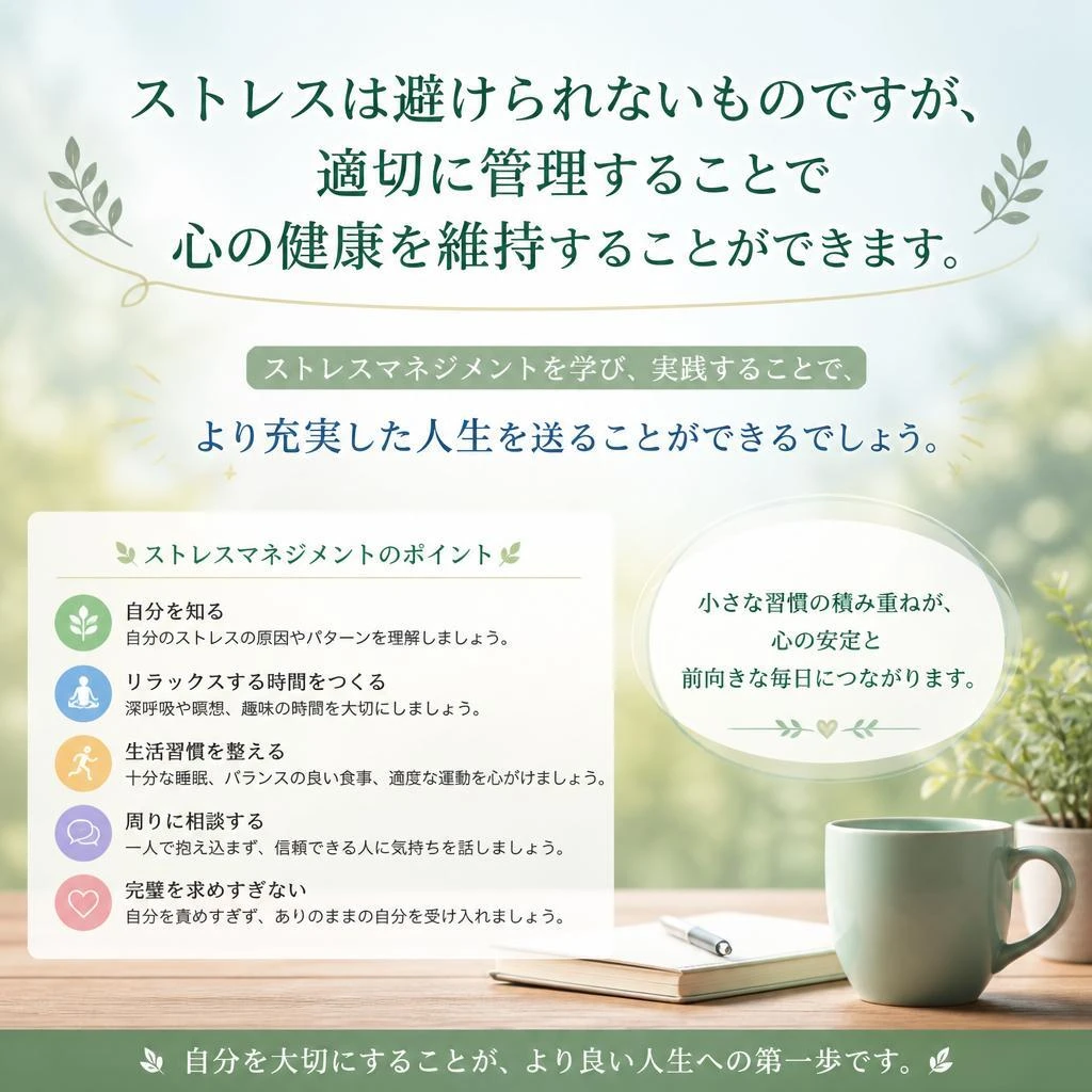 ストレスマネジメントの重要性