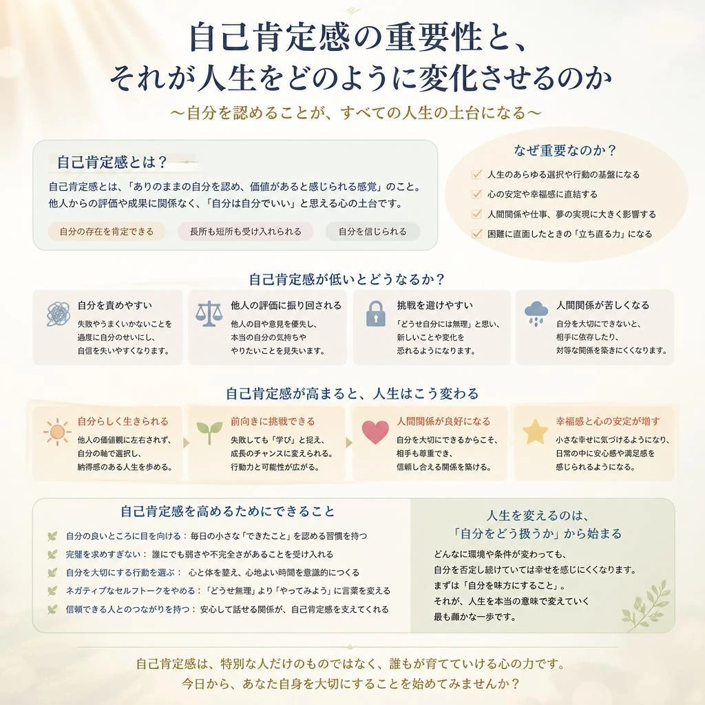 自己肯定感がもたらす影響