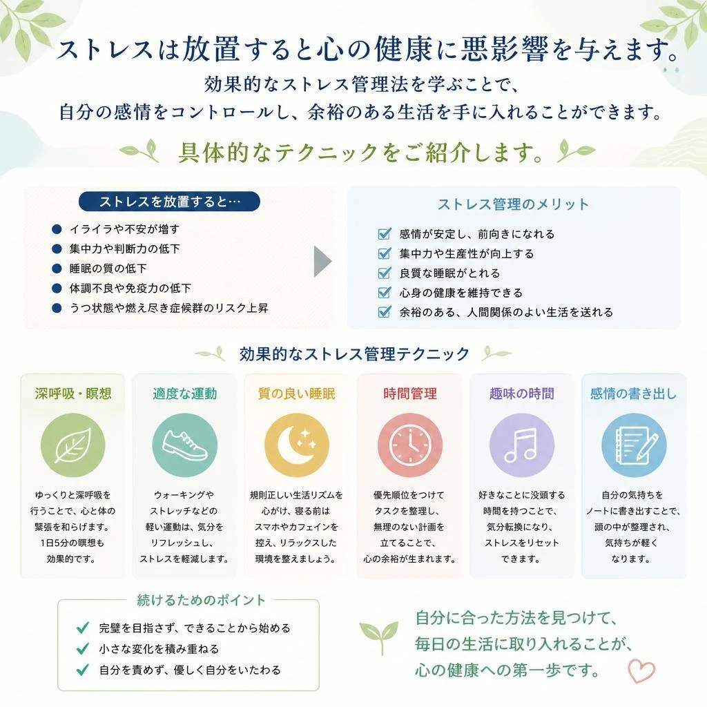 ストレス管理の重要性