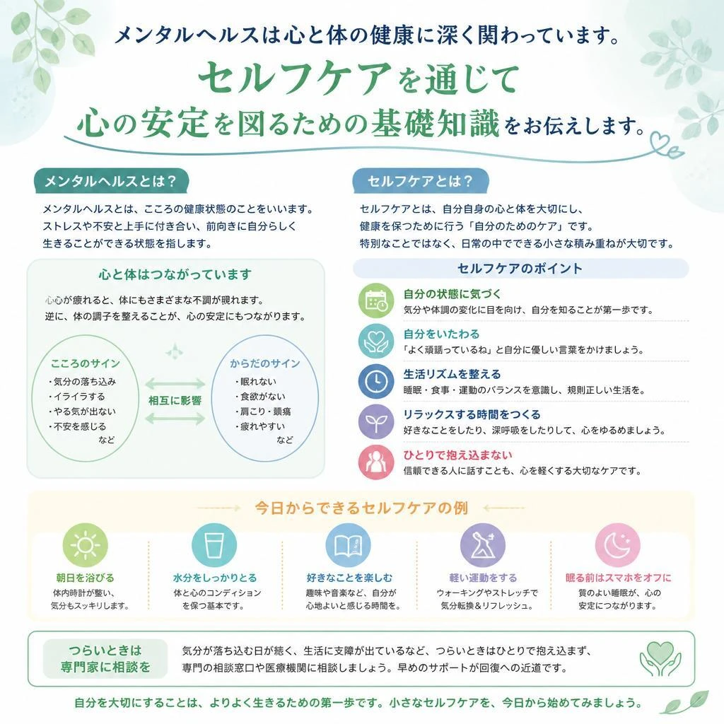 メンタルヘルスの重要性