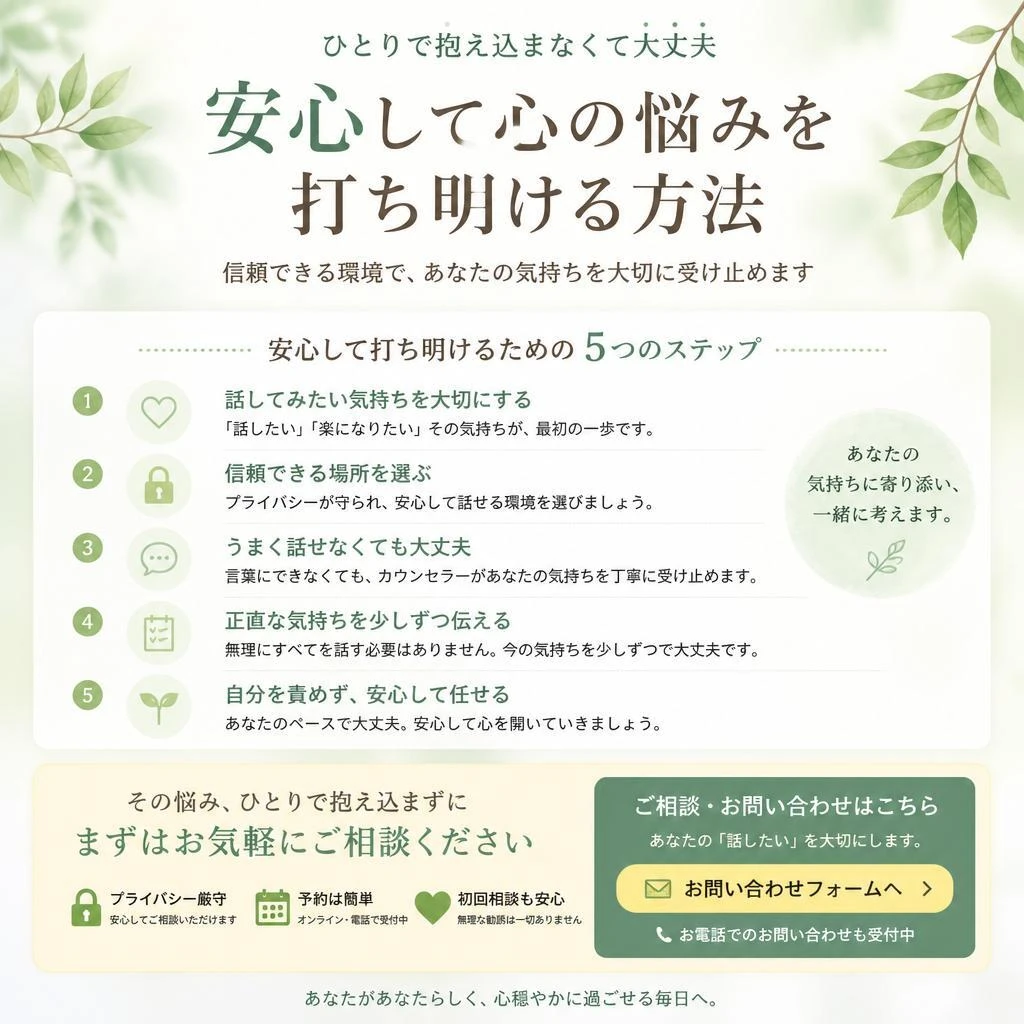 まずは気軽にお問合せを！