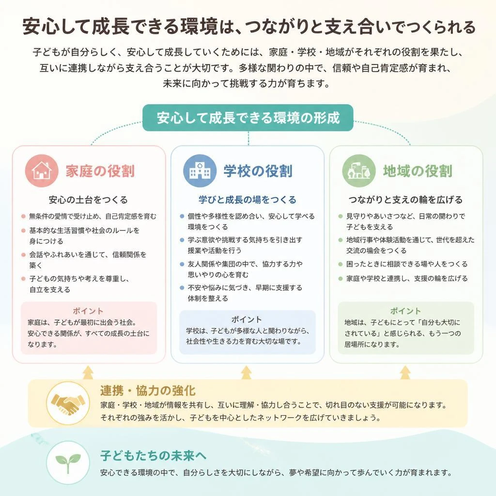 子どもたちの成長を支える環境づくり