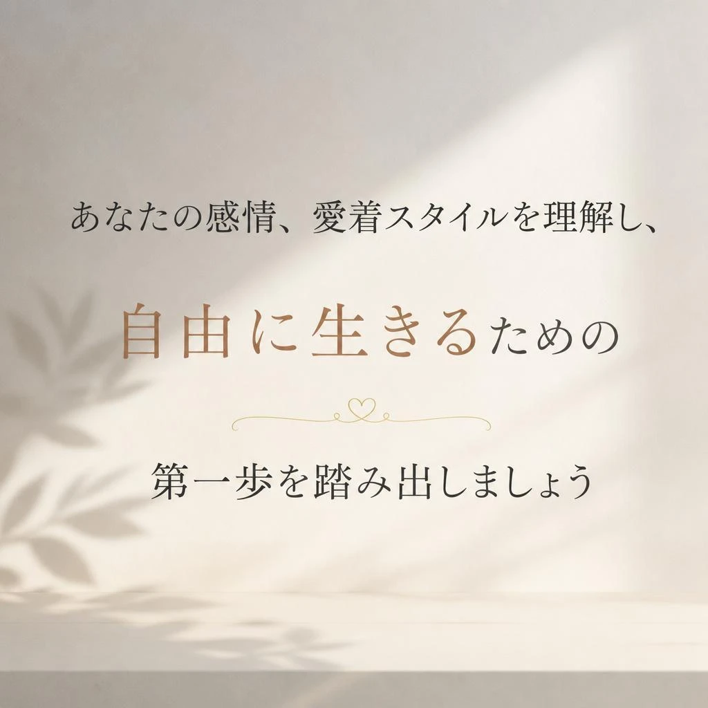 あなたの感情、愛着スタイルを理解し、自由に生きるための第一歩を踏み出しましょう