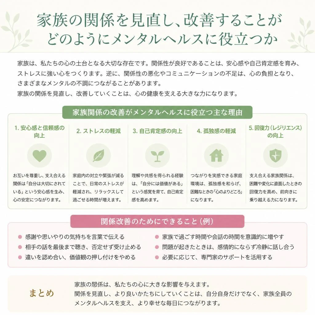 家族療法でのアプローチ
